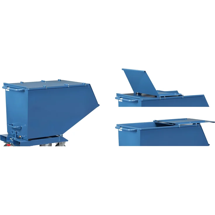 Fetra klappbarer Deckel für Muldenkipper Mehrpreis für Kastenmaße 1321x1044x735mm