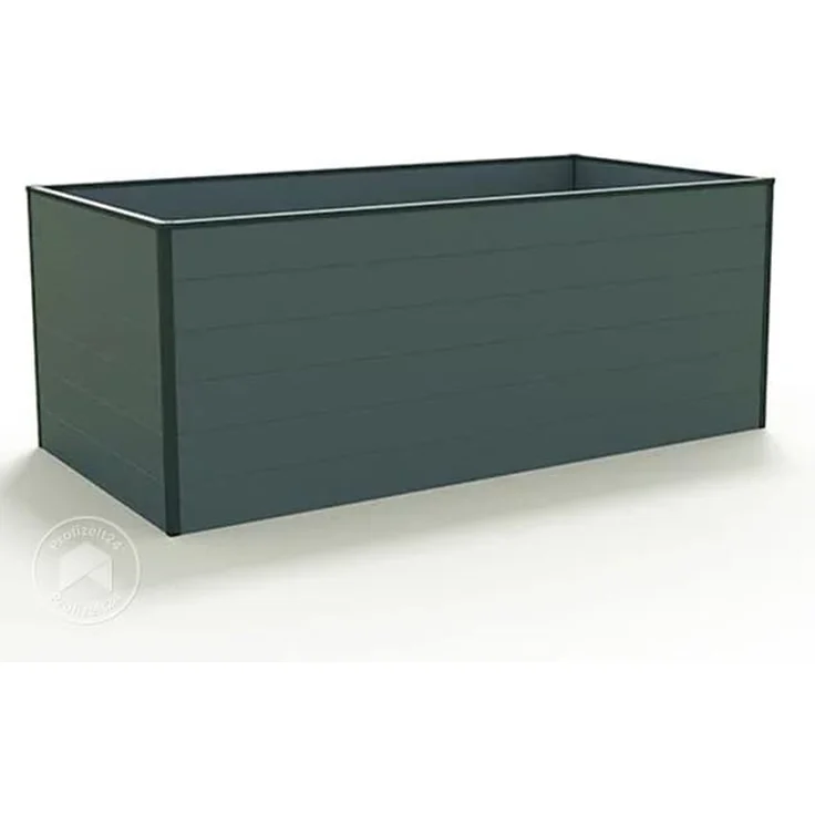 GFP Hochbeet Kräuter-Gemüse-Beet Aluminium CHRISTINA - 195x99x77cm - anthrazit – Bild 2