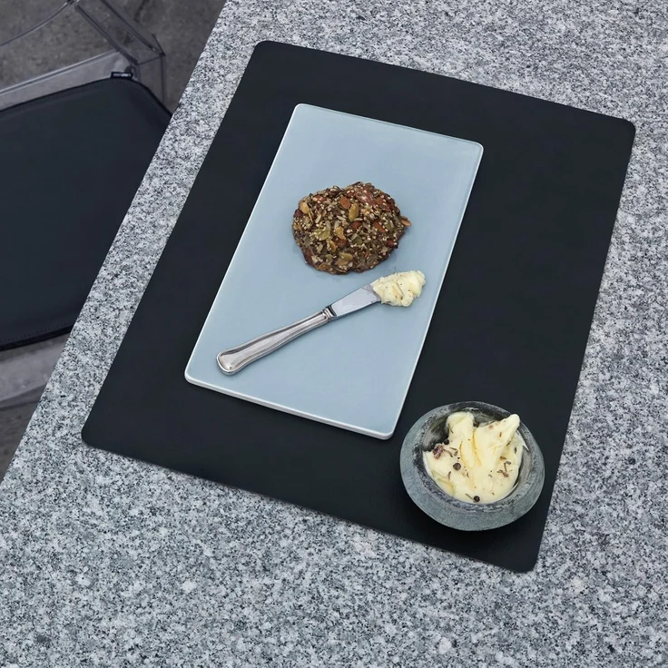 LIND DNA Table Mat Square L 35x45 cm Nupo Anthracite – Bild 2