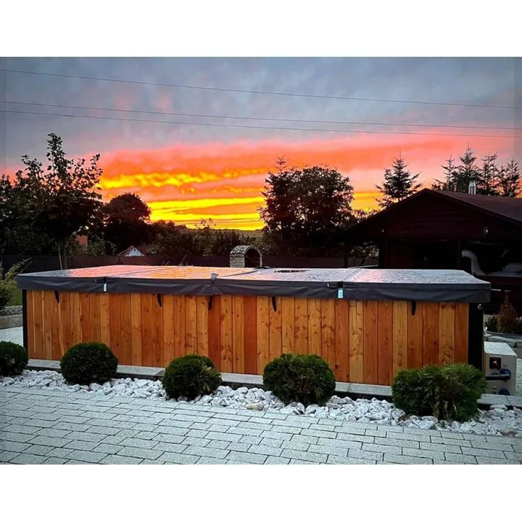 GardenAndPools Schwimmbad Kleo, hochwertige GFK-Poolschale, 476 × 225 × 120 cm – Bild 2