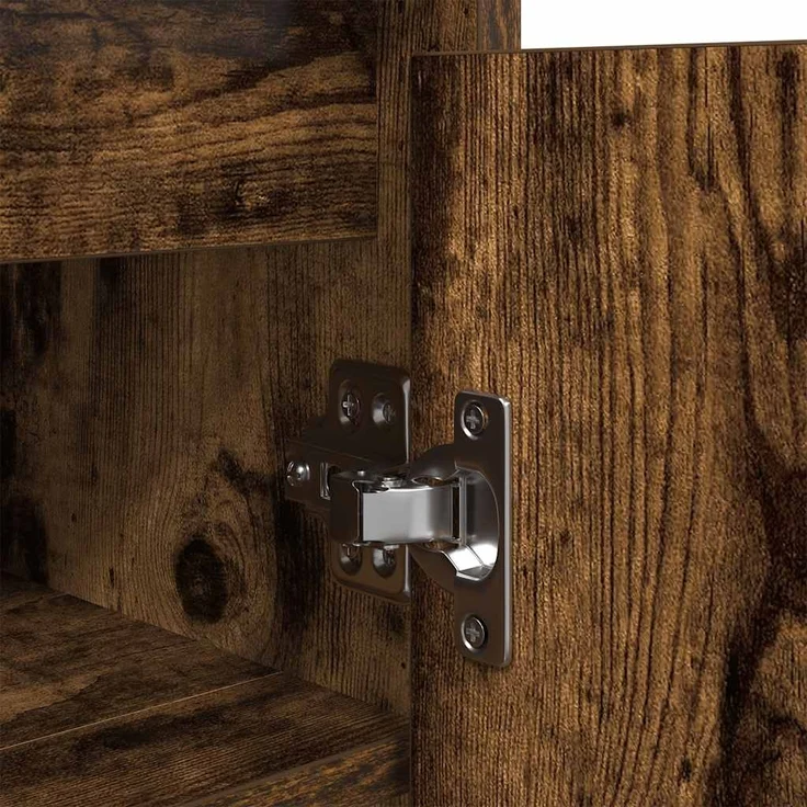 vidaXL Schuhschrank Räuchereiche 29,5x34x76 cm Holzwerkstoff 861863 – Bild 10