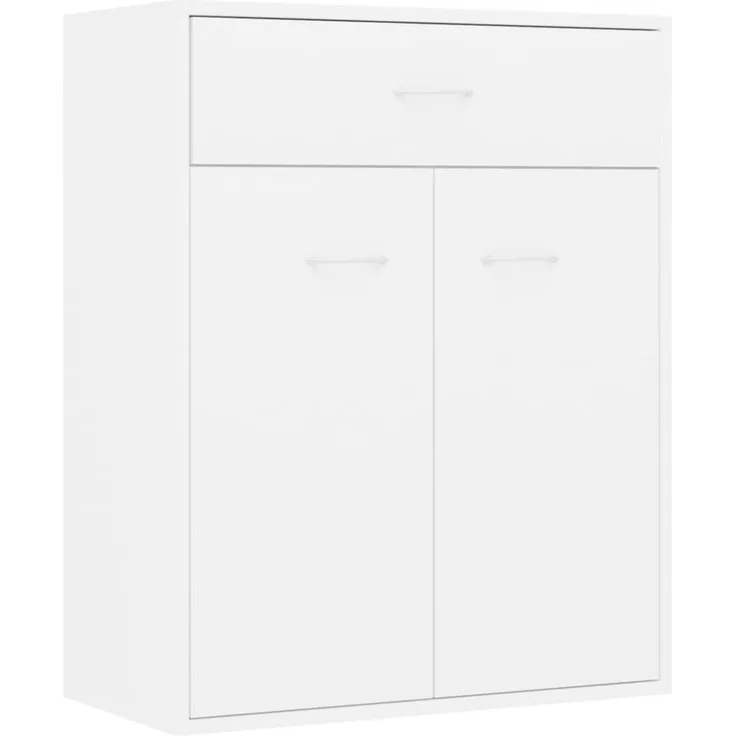 vidaXL Sideboard Weiß 60 x 30 x 75 cm Spanplatte [800711]