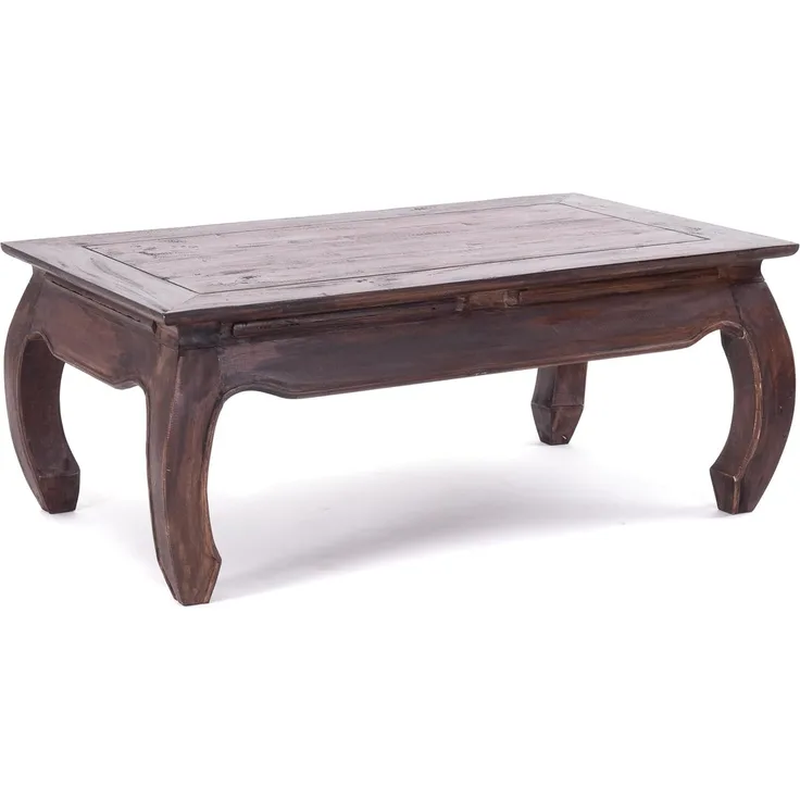 DESIGN DELIGHTS Couchtisch OPIUMTISCH "EAST", 100x60cm (BxT), Mahagoni, Beistelltisch, Farbe: