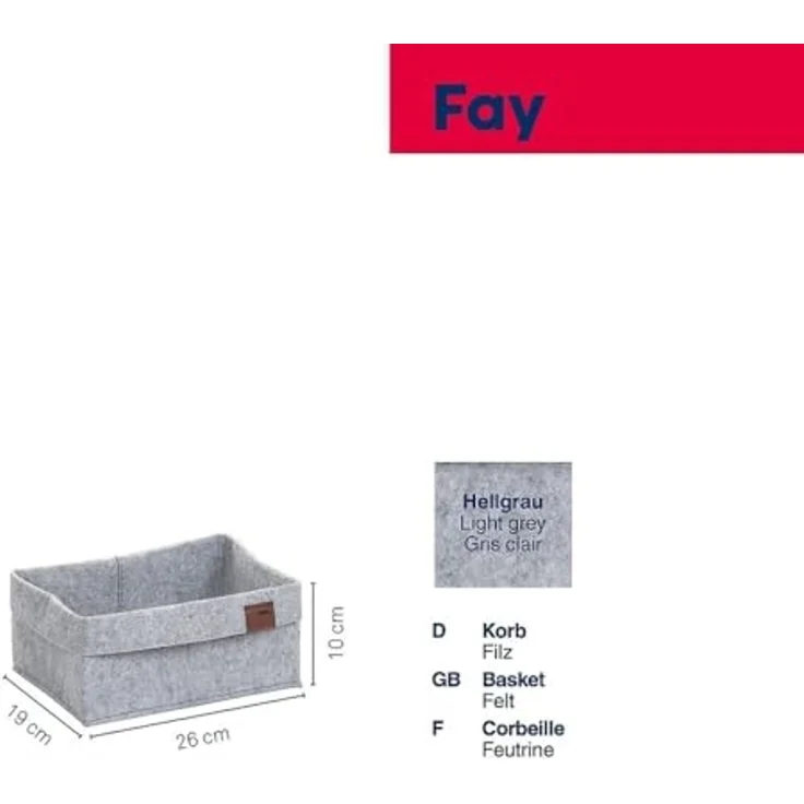 kela Aufbewahrungskorb Fay, flexible Einsetzbarkeit – Bild 2