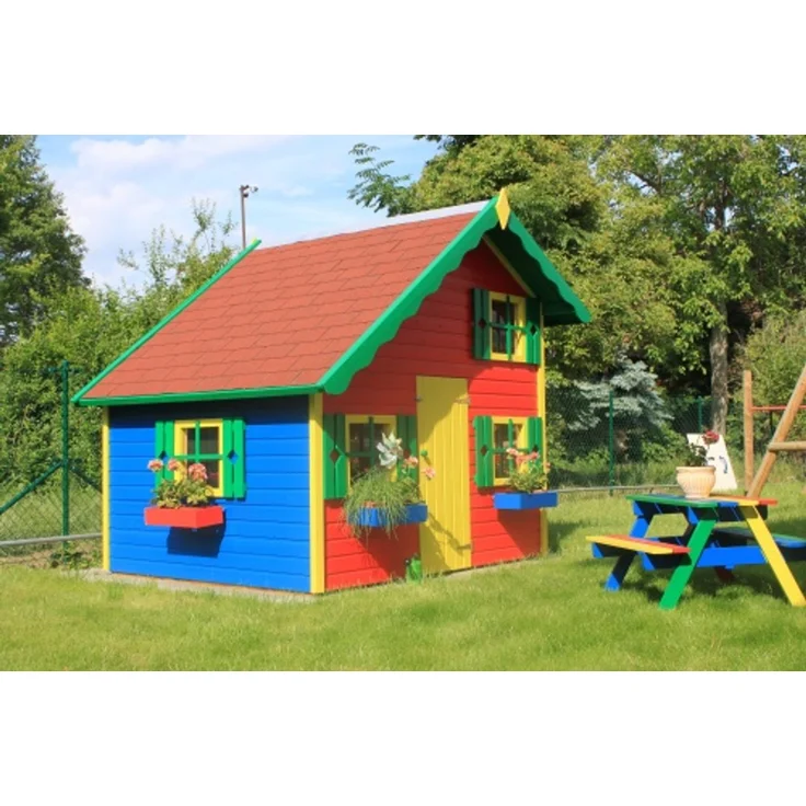 PALMAKO Spielhaus Tom naturbelassen – Bild 16
