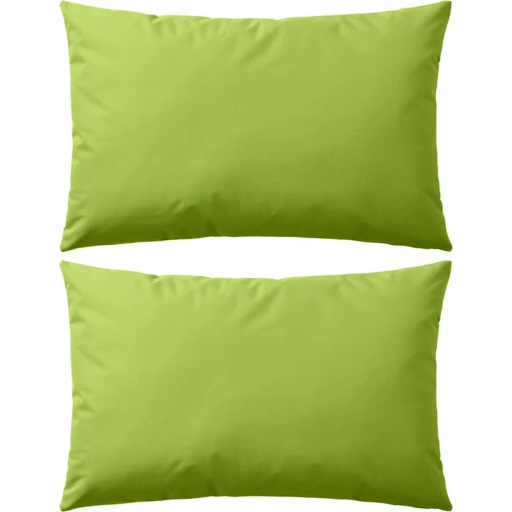 vidaXL Gartenkissen 2 Stk. 60 x 40 cm Apfelgrün 132292 – Bild 1