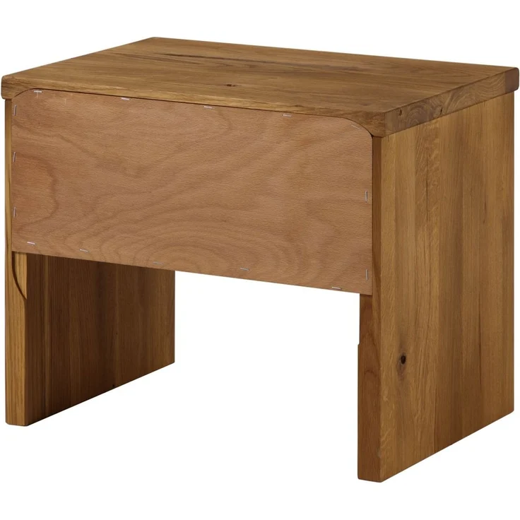 Nachttisch Wildeiche 50x35x40 tabacco geölt JANGALI #319 – Bild 10