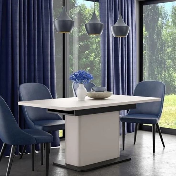 Esstisch Venedig / Vodol, Beige, 160 x 90 x 75 cm – Bild 1