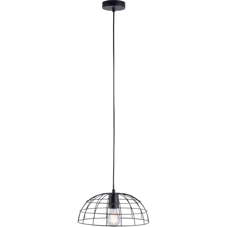 Hängeleuchte, Käfig-Optik, schwarz, 30 cm – Bild 1