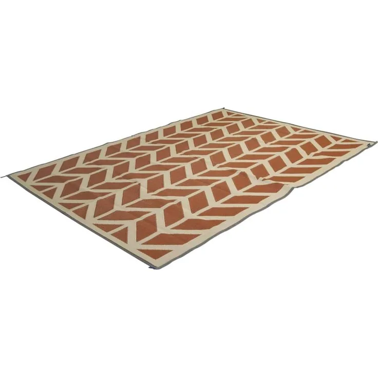 Bo-Camp Außenteppich Chill mat Flaxton 2x1,8 m Lehmbraun