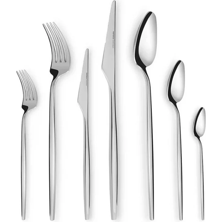 Karaca Besteck-Set Karaca Moongate Besteckset für 12 Personen 84-teilig Edelstahl Silber (84-tlg), 12 Personen, 316+ Edelstahl – Bild 1
