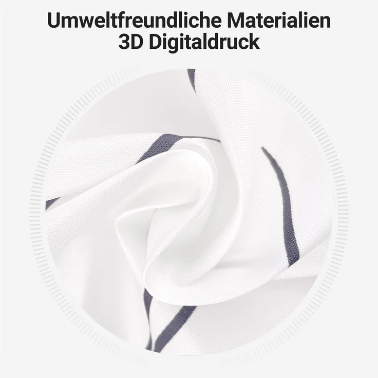 Duschvorhang 100x180cm Weizenohr Saum Antischimmel Wasserabweisend – Bild 3