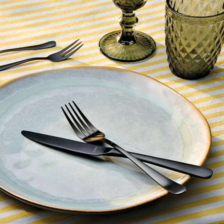 Amefa AUSTIN Besteckset 32-teilig PVD schwarz mattiert – Bild 3