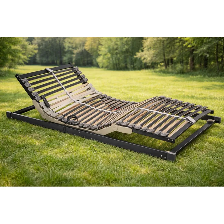 elek. Lattenrost 90x200 Flachmotorrahmen 130kg belastbar #3341