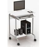 Techly ICA-TB S005W Gerade Rechteckige Form MDF-Platten Metall Weiß Weiß