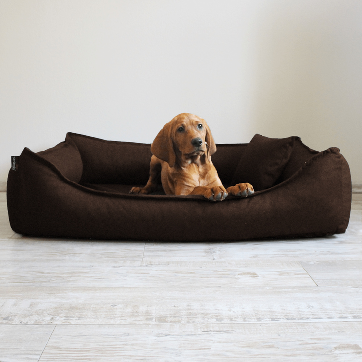 DONALD Orthopädisches Hundebett - 01 Braun, 80x60cm – Bild 4