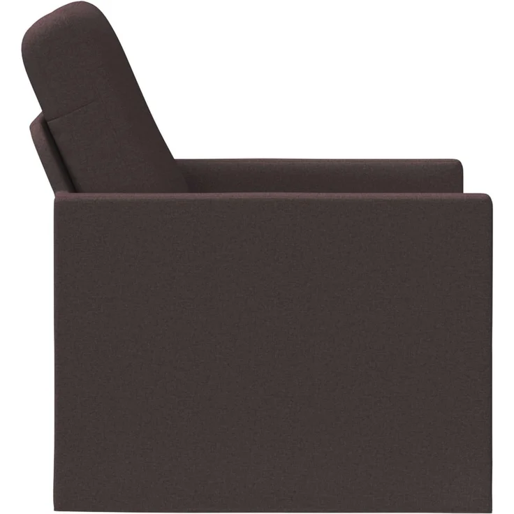 vidaXL Einzelsofa Dunkelbraun 70 x 81 x 82 cm Stoff 42041011 – Bild 3