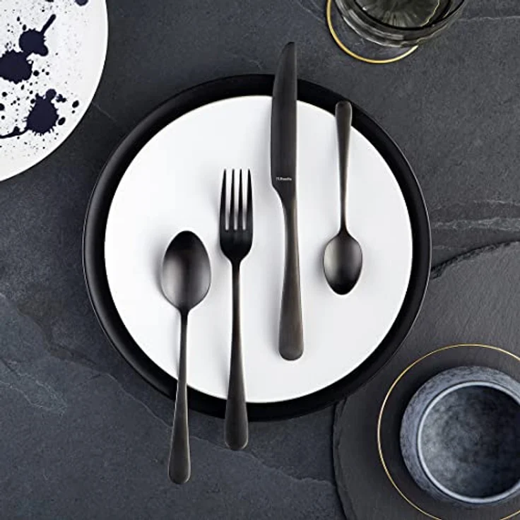 Amefa AUSTIN Besteckset 32-teilig PVD schwarz mattiert – Bild 4