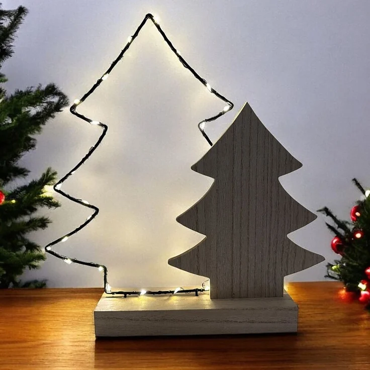 LED-Deko-Tanne 30er Höhe 28 cm – Bild 3