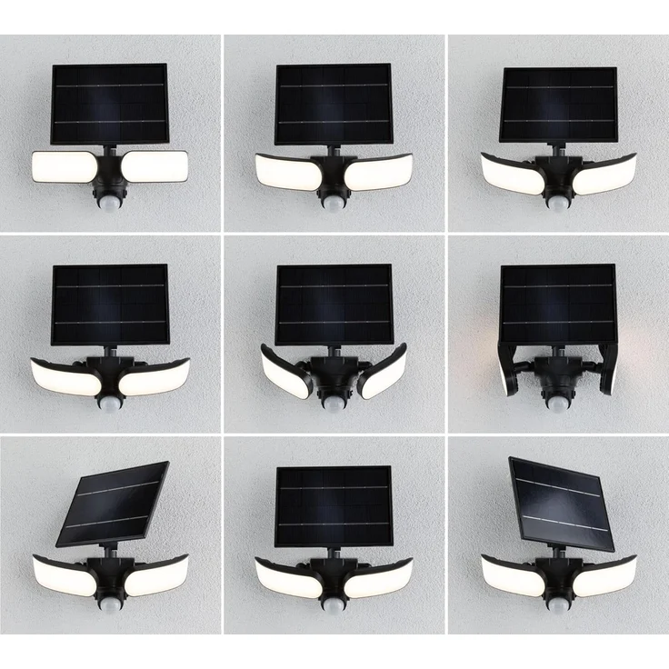 Paulmann 94610 Solar LED Wandfluter Sonlig 2-flammig IP65 3000K Bewegungsmelder – Bild 22