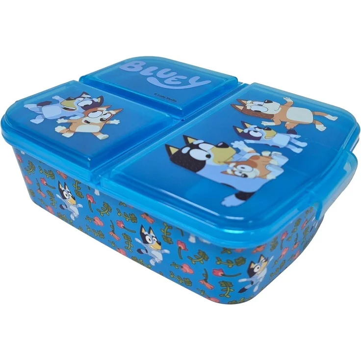 Brotdose Lunchbox Sandwichbox Kinder Kunststoff BPAfrei Bluey – Bild 1