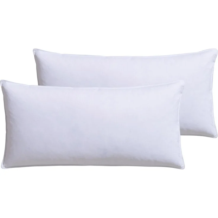 RIBECO Federkissen Kopfkissen-Set Laram, Kissen mit Daunenanteil, in 40x80 oder 80x80 cm, Füllung: 90% Federn, 10% Daunen, 2-tlg. – Bild 4