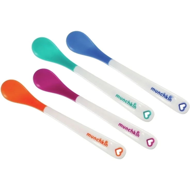 Munchkin White Hot™ Löffelset 4 Stück Weiß