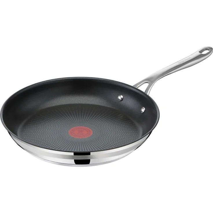 Tefal Bratpfanne Jamie Oliver Cook Smart, Edelstahl (1-tlg), Edelstahl,Antihaftversiegelung,Thermo-Signal,alle Herdarten,Induktion – Bild 1