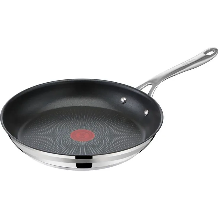 Tefal Bratpfanne Jamie Oliver Cook Smart, Edelstahl (1-tlg), Edelstahl,Antihaftversiegelung,Thermo-Signal,alle Herdarten,Induktion