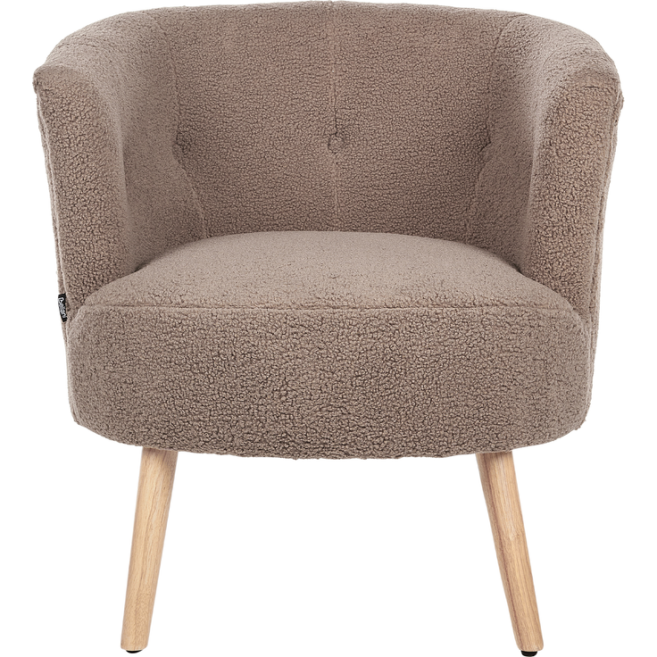 Sessel ODENZEN Bouclé Braun – Bild 5