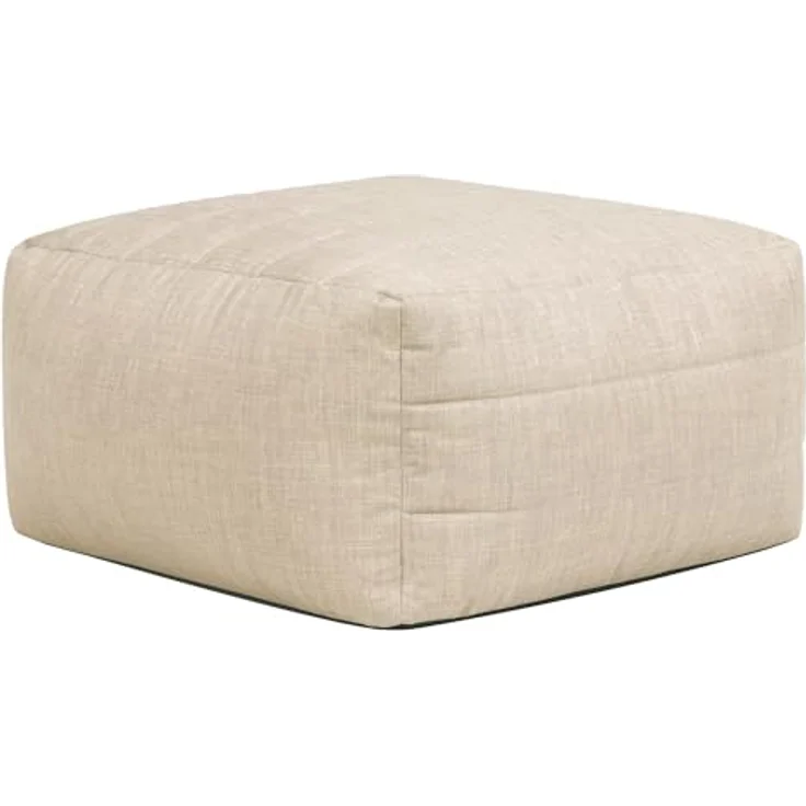 Icon Noa Modular Sofa für Erwachsene, Beige, Webstoff für Drinnen und Draußen, 3 Sitzer Ecksofa, Bequemer Sitzsack Sofa mit Füllung, Garten, Terrasse, Lounge, Wohnzimmer – Bild 6
