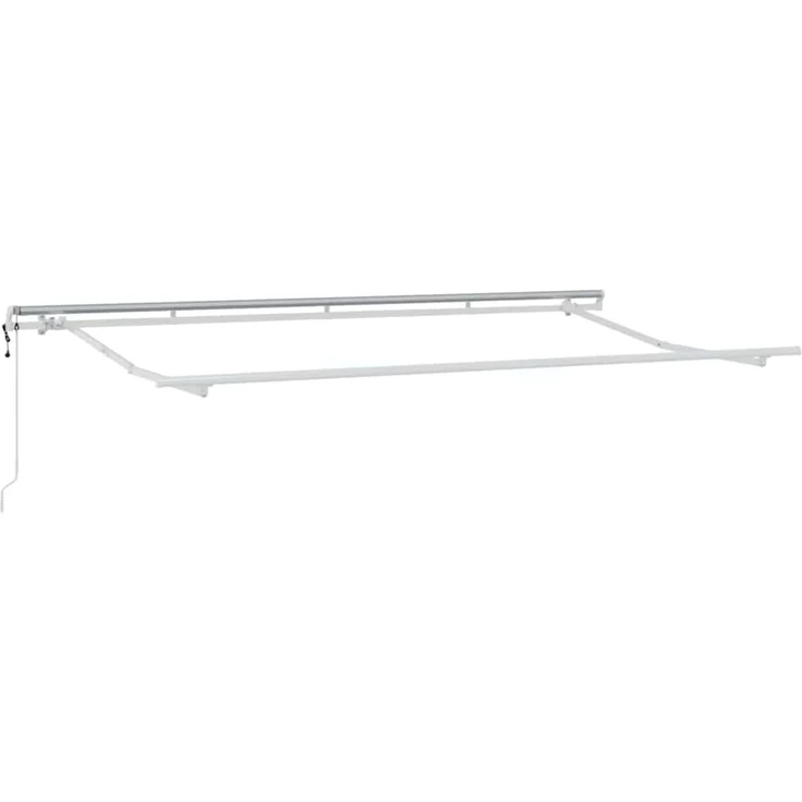 Einziehbare Markise, Sonnenmarkise Anthrazit 350x200 cm Stoff – Bild 4