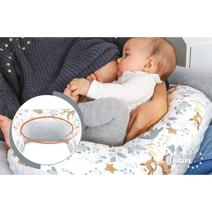 Totsy Baby Stillkissen klein Mond Minky Nursing Stillhörnchen Kissen Nursing Pillow – Bild 3