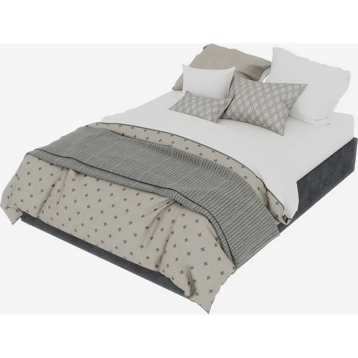 BlingBin Polsterbett Doppelbett Stauraumbett (1-tlg, Mit großzügigem Stauraum), 140 x 200 (ohne Matratze und Kopfteil)