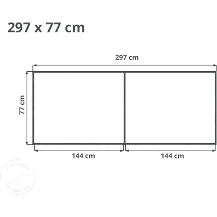 GFP Aluminium Hochbeet KINGSIZE DANIELA - 297 x 77 x 77 cm - Alu natur, Stecksystem, langlebig – Bild 5