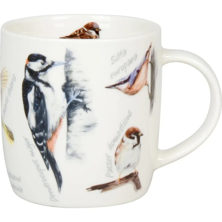 KÖNITZ 1172752976 Becher Natures Diversity - SINGVÖGEL 400 ml aus Bone China Porzellan / Artenvielfalt – Bild 1