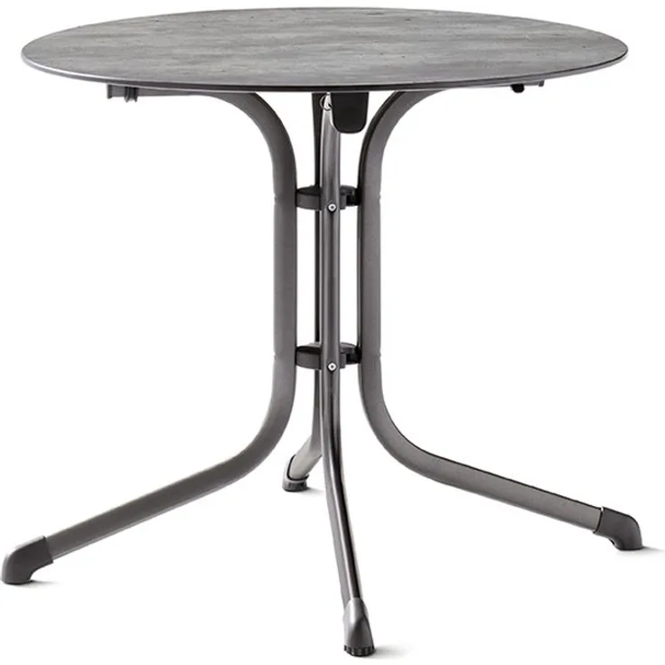 Klapptisch >Boulevard< in Beton hell, Polytec® - 73x85 cm (HxD)