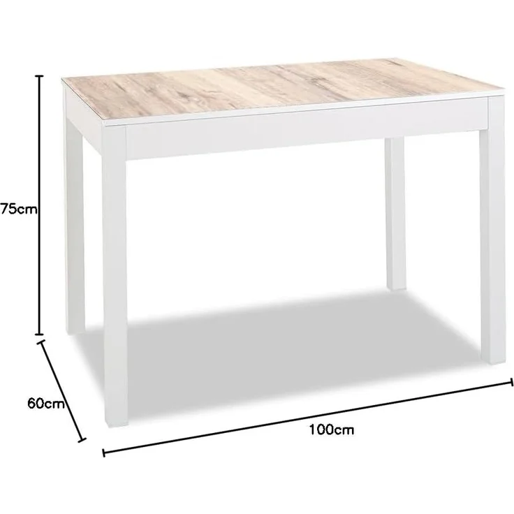 ASTIMESA küchentisch, 100x60 cm-extendida 150x60 cms – Bild 2