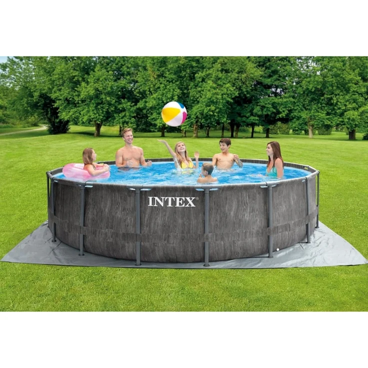 Intex Greywood Prism Frame Premium Pool-Set 457x122 cm 92521 – Bild 7