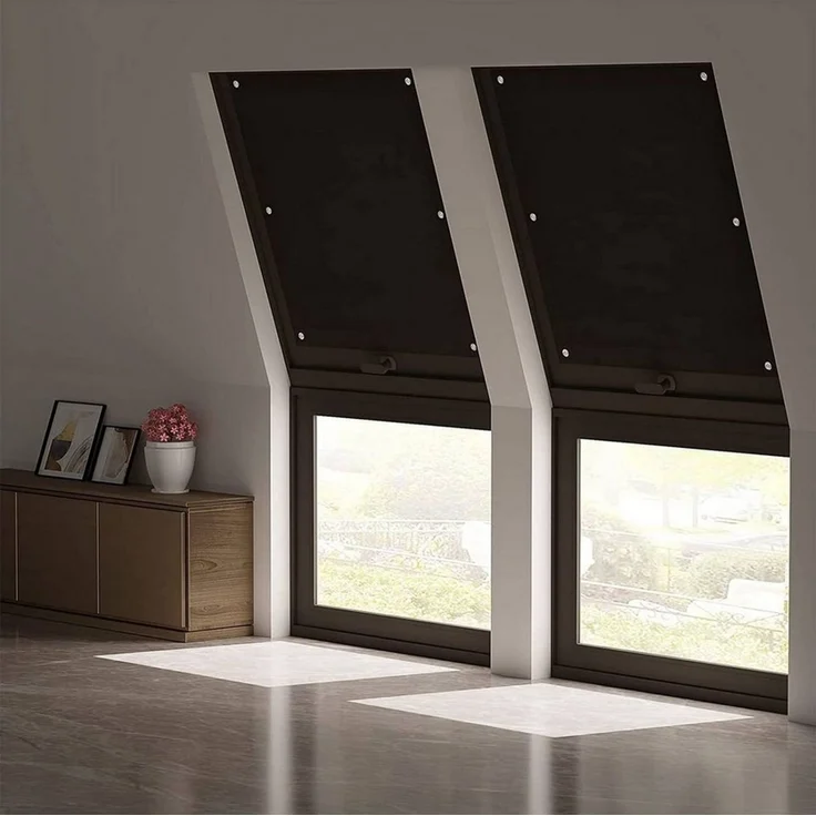 Dachfensterrollo, Woltu, 1x Thermorollo Dachfenster ohne Bohren, mit Saugnapf – Bild 1