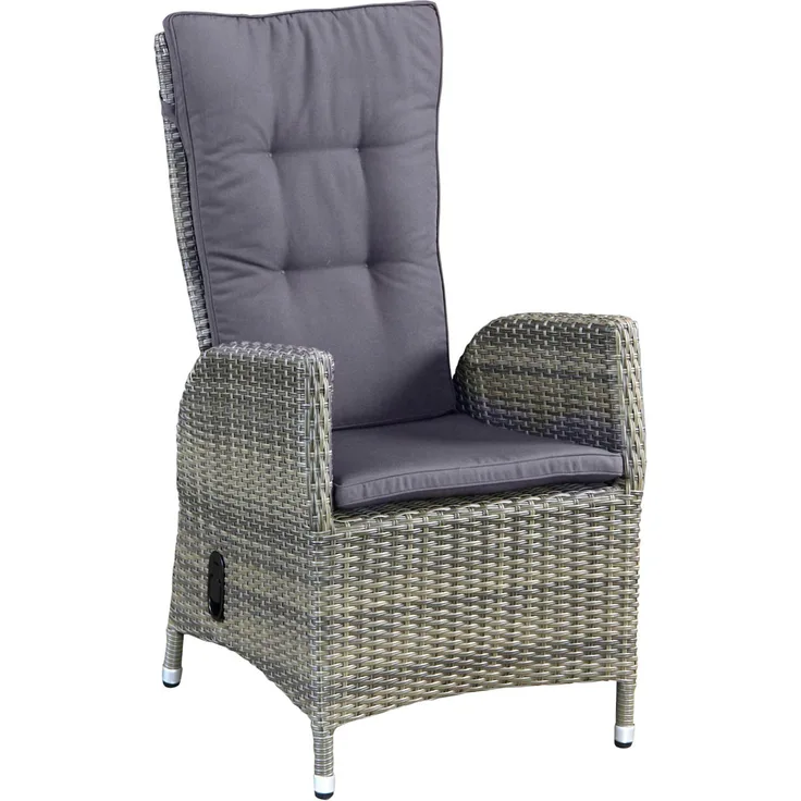Inko Lounge-Sessel Leon Rattanoptik Loungesessel Gartensessel 2 Farben zur Wahl Rattanoptik dark olive