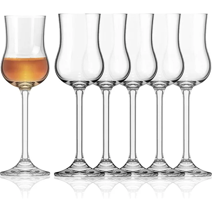 SAHM Grappaglas Grappagläser 6er Set, 85 ml Grappaglas, Edles Glas