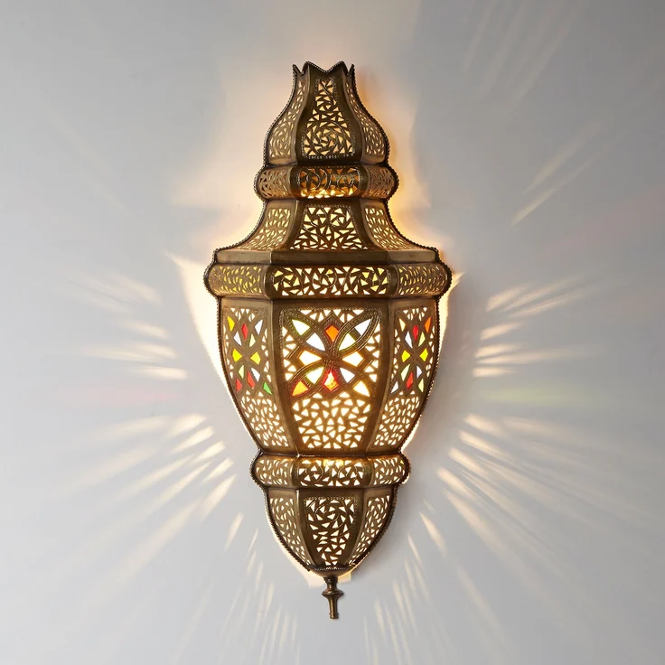 Messing Wandlampe Ayah – Bild 6