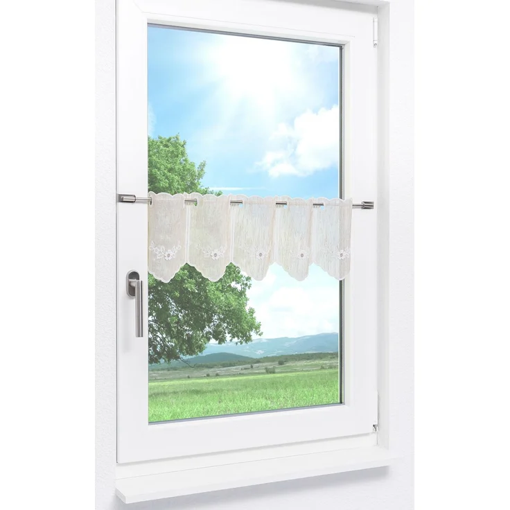 Scheibengardine von Lysel - Cardi (Bx H) 139,5cm * 20cm beige/Beige – Bild 2