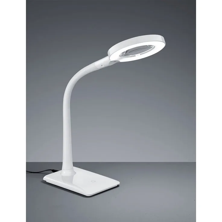 TRIO LED-Lupenleuchte 5W LUPO 3500K 550lm Konv ws 1LED elektr. Trafo m.Schalter