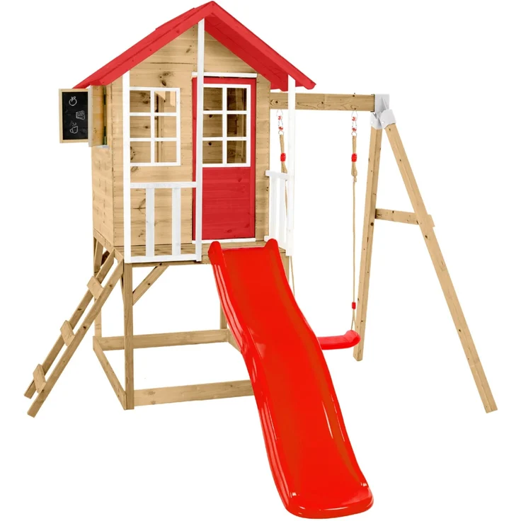 Zwerkules Lolla 2 | Kinder Stelzenhaus mit Rutsche – Bild 1