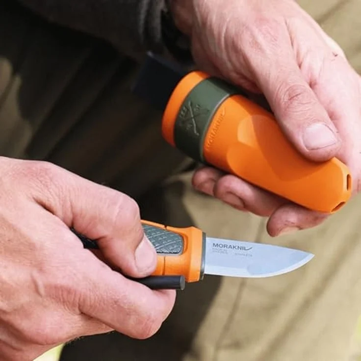 Mora Eldris Messer orange – Bild 6