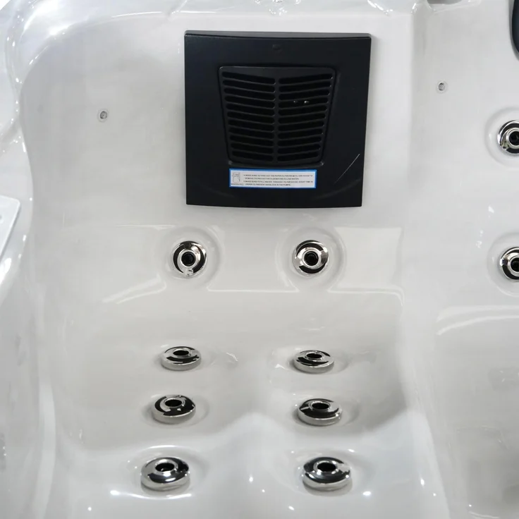 TroniTechnik Whirlpool Outdoor Whirlpool, 3 Personen, 29 Düsen, 2 Sitzplätze,1 Liegeplatz,LED, (1-tlg), Outdoor-Whirlpool mit regulierbaren Düsen, LED, ARISTECH Acryl – Bild 5