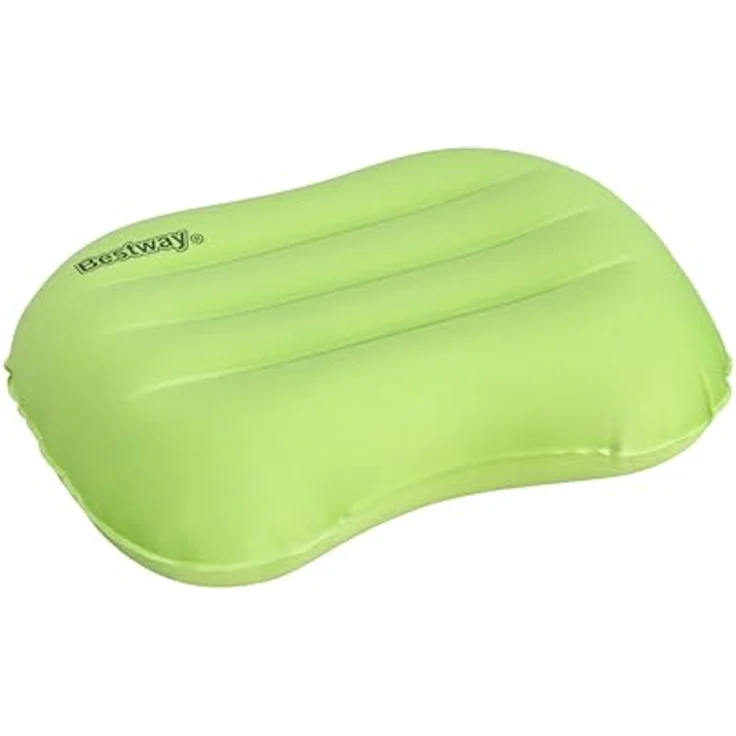 Bestway Luftbett Wanderlite™, 42 x 30 x 12 cm, geschwungenes Design zur Nackenstütze, ideal für den Außengebrauch – Bild 1