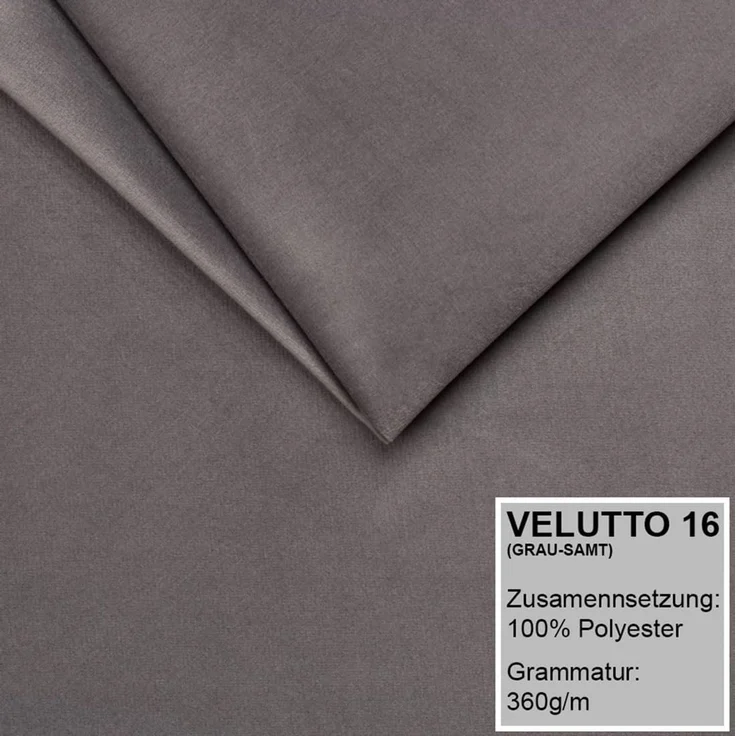 Polsterbett EMILI 180x200 mit Matratze, Bettkasten und Lattenrost. Farbe: Grau 16 – Bild 4